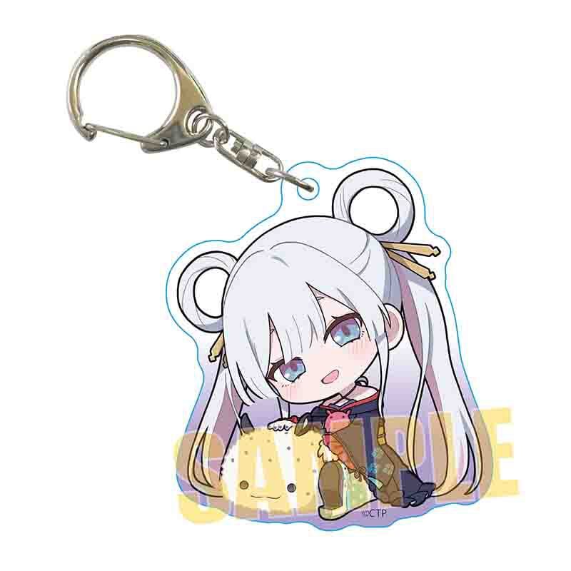 【新品】超かぐや姫！ どこスタ アクリルスタンド ミニCD型キーホルダー　ヤチヨ 超かぐや姫！ ミニCD 型キーホルダー/月見ヤチヨ 【発売日以降のお届け