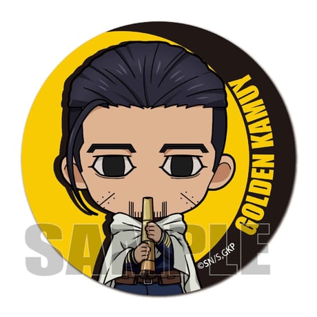 缶バッジ 楽器ver. ゴールデンカムイ／尾形 百之助