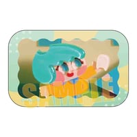 メモリーズスクエア缶バッジ キャンディーカリエス/アメA