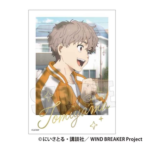 トレーディング箔押しブロマイド WIND BREAKER