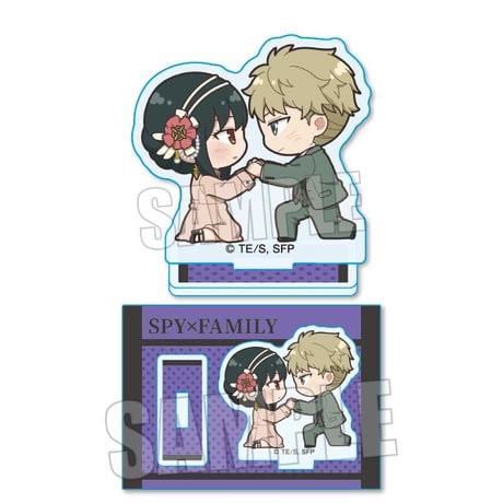 ぷちめもっ！ミニスタンド SPY×FAMILY/ロイド・フォージャー&ヨル・フォージャー