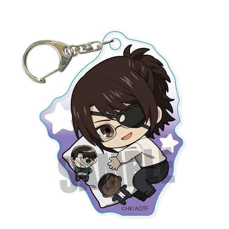 ぎゅぎゅっとアクリルキーホルダー 進撃の巨人/ハンジ・ゾエ おやすみver.