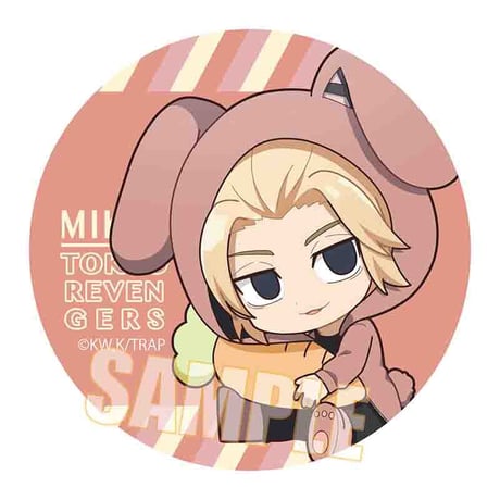 トレーディング缶バッジ 東京リベンジャーズ/ぎゅぎゅっと うさみみver.