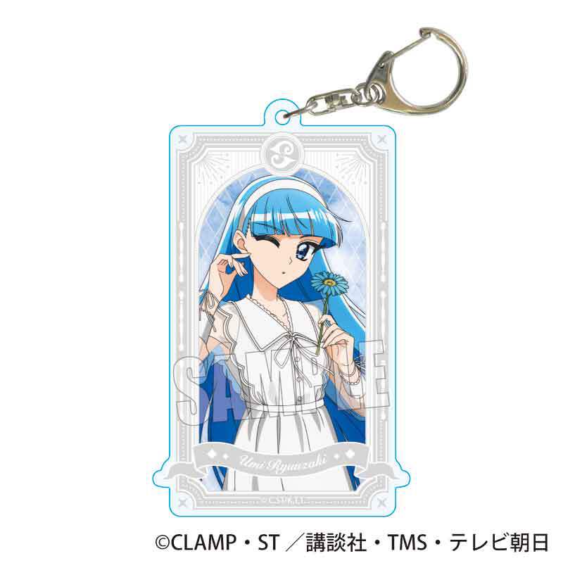 (9)魔法騎士レイアース キーホルダー 3種セット カード風キーホルダー TVアニメ「魔法騎士レイアース」/龍咲 海