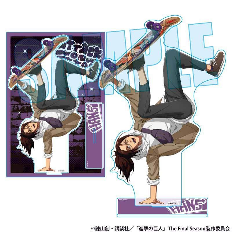 MEGAアクリルスタンド 進撃の巨人/ハンジ・ゾエ スケーターver. | ベル