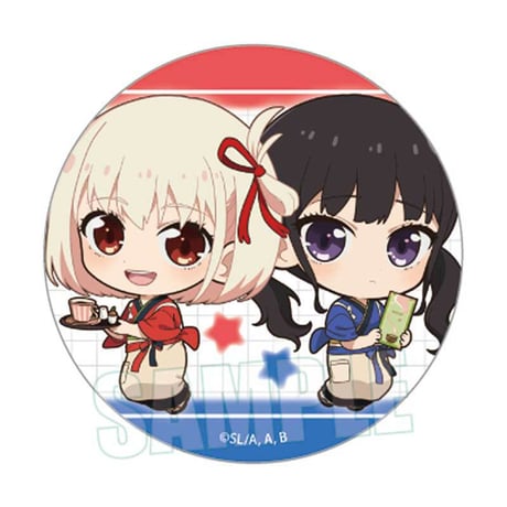 トレーディング缶バッジ リコリス・リコイル/ぷかっしゅ