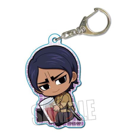 〈再販〉ぎゅぎゅっとアクリルキーホルダー もぐもぐver. ゴールデンカムイ／鯉登少尉(フレップワイン)