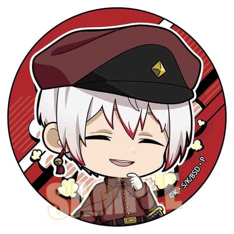 トレーディング缶バッジ 文豪ストレイドッグス/ぷかっしゅ(第4シーズン)