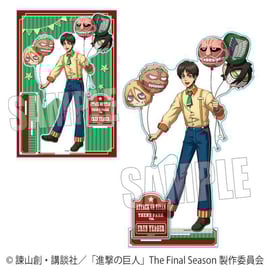 進撃の巨人 ドンキコラボ　エレン　テーマパークアクリルスタンド他　大量セット 進撃の巨人 ドンキコラボ エレン テーマパークアクリルスタンド