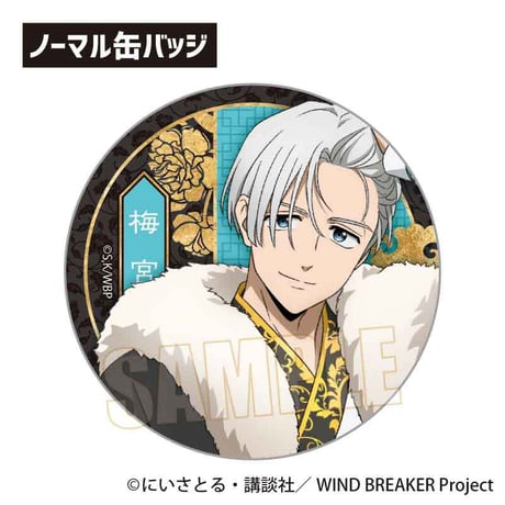 トレーディング缶バッジ WIND BREAKER/玉座ver.
