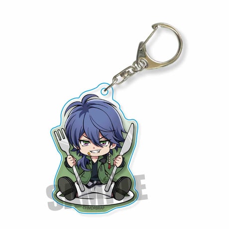 ごちきゃらアクリルキーホルダー『ヒプノシスマイク-Division Rap Battle-』Rhyme Anima/有栖川 帝統_AKGJ-09