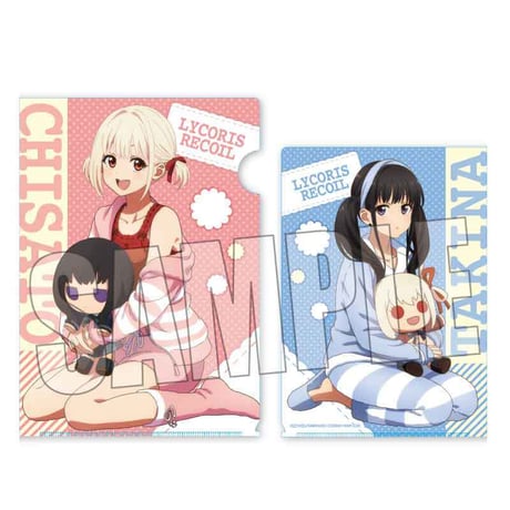 クリアファイル リコリス・リコイル/千束&たきな パジャマver.