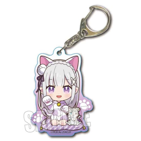 トレーディングアクリルキーホルダー Re:ゼロから始める異世界生活/まねきねこ