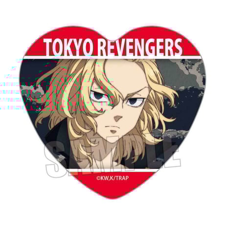 メモリーズハート缶バッジ  Part3 東京リベンジャーズ/佐野 万次郎