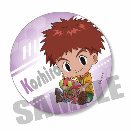 トレーディング缶バッジデジモンアドベンチャー：/ぎゅぎゅっと