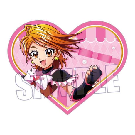 トレーディングハート型色紙 ふたりはプリキュアMax Heart/Action ver.