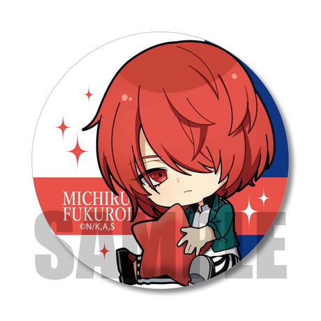 トレーディング缶バッジ  美少年探偵団/ぎゅぎゅっと