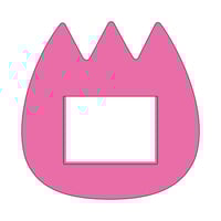 ようちえんバッジ チューリップ(ピンク)