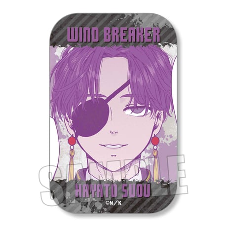トレーディングスクエア缶バッジ WIND BREAKER
