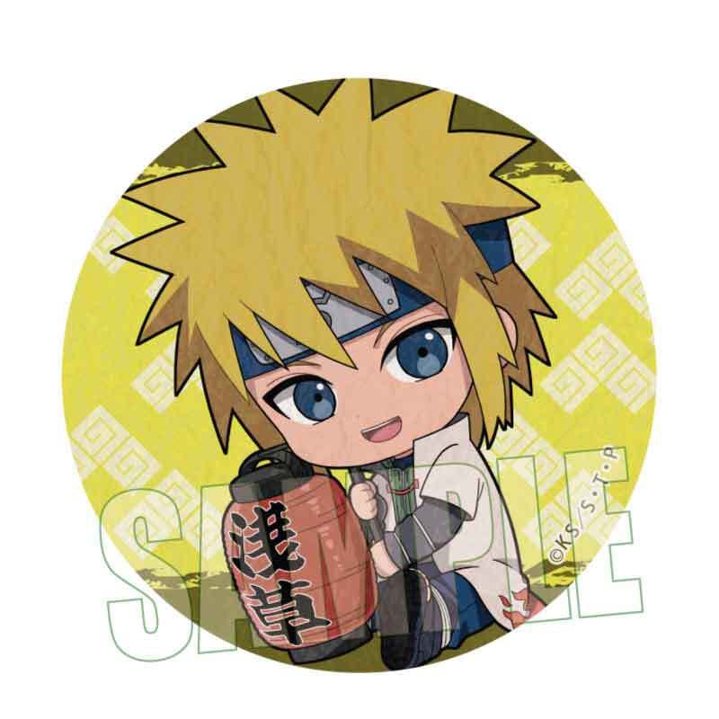 トレーディング和紙風缶バッジ NARUTO-ナルト- 疾風伝/ぎゅ