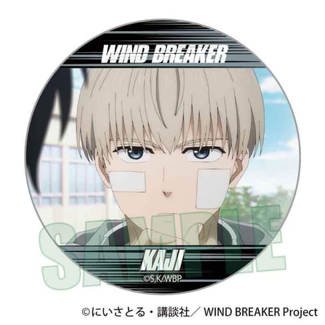 メモリーズ缶バッジ WIND BREAKER/梶 蓮A
