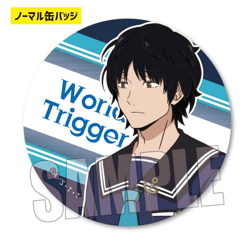 ワートリ　風間　chair缶 Amazon | ワールドトリガー 高発光缶バッジ 風間隊 A03 | バッジ