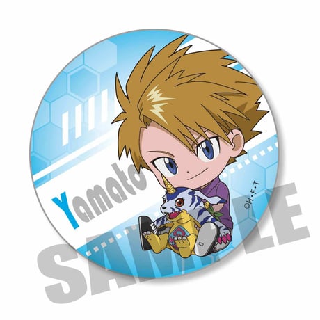 トレーディング缶バッジデジモンアドベンチャー：/ぎゅぎゅっと
