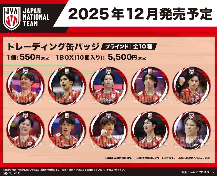 【バラ売ok】バレーボール男子日本代表グッズ バレーボール男子日本代表グッズ（バラ売ok) バレーボール男子