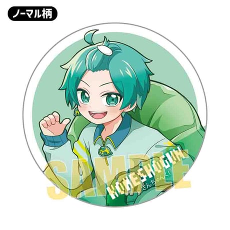 トレーディング缶バッジ さんちゃんく！/りらっくすver.