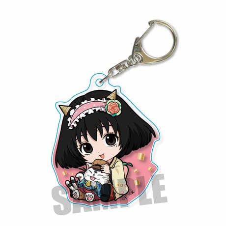 ぎゅぎゅっとアクリルキーホルダー　鬼灯の冷徹/ピーチ・マキ