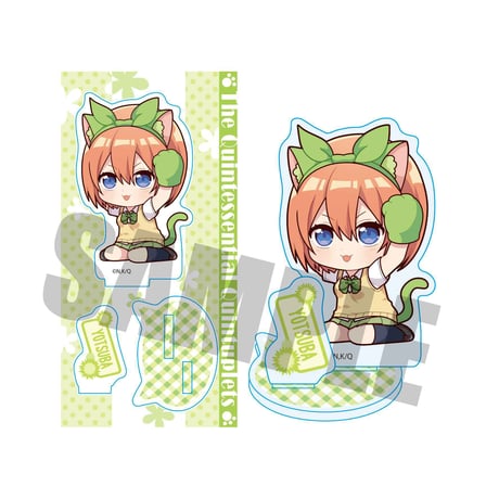 ねこかぶりアクリルフィギュア五等分の花嫁/中野 四葉