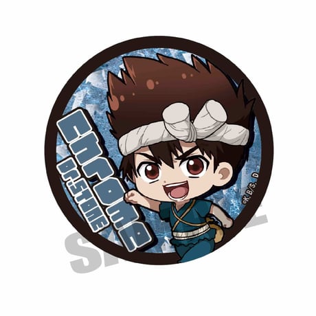 ＜再販＞てくトコ缶バッジ Ｄｒ．ＳＴＯＮＥ/クロム