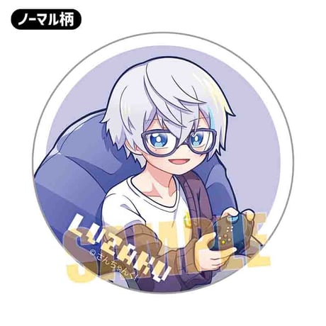 トレーディング缶バッジ さんちゃんく！/りらっくすver.