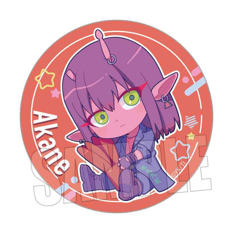 トレーディング缶バッジ アニメ『銀河特急 ミルキー☆サブウェイ