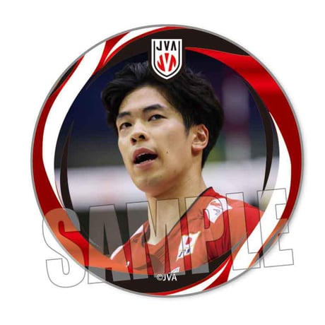 トレーディング缶バッジ バレーボール男子日本代表