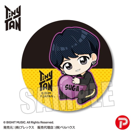 トレーディング缶バッジ ぎゅぎゅっと TinyTAN/Butter ver.
