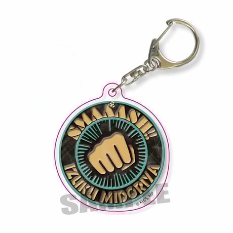 レトロ看板キーホルダー 僕のヒーローアカデミア/緑谷 出久