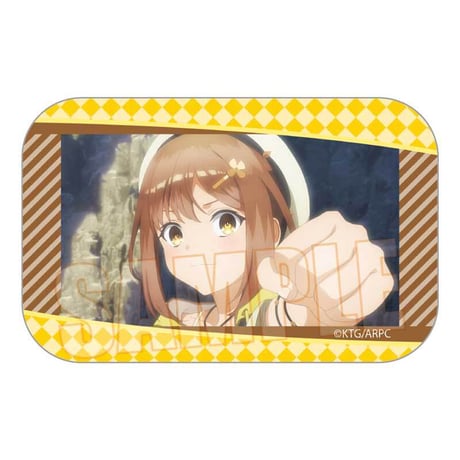 トレーディングメモリーズスクエア缶バッジ アニメ『ライザのアトリエ ～常闇の女王と秘密の隠れ家～』
