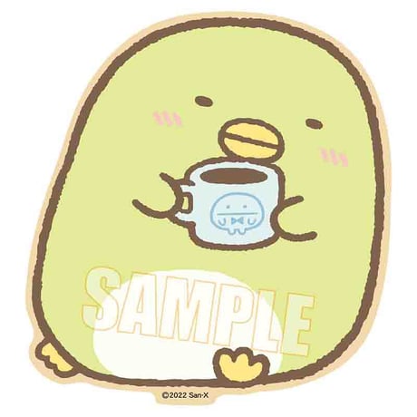 〈再販〉ウッドコースター すみっコぐらし/ぺんぎん？(喫茶すみっコ)