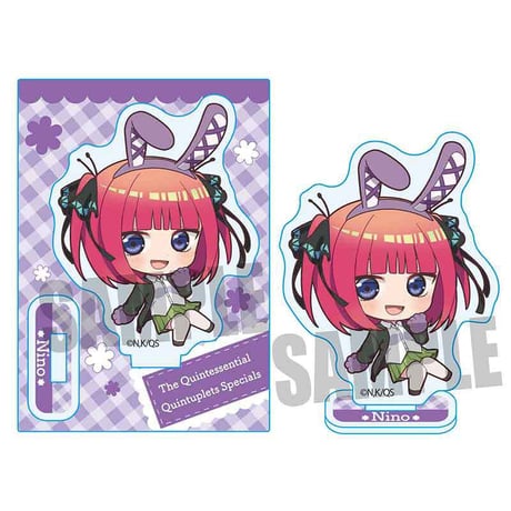 ぷかっしゅミニスタンド 五等分の花嫁∽/中野 二乃 うさみみver.