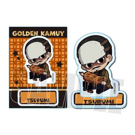 〈再販〉ぎゅぎゅっとミニスタンド もぐもぐver. ゴールデンカムイ／鶴見中尉(みたらし団子)