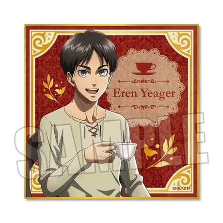 ミニ色紙 進撃の巨人/エレン・イェーガー ティーブレイクver.