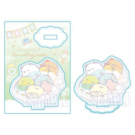 ミニスタンド すみっコぐらし/しゅうごう(すみっコベビー)