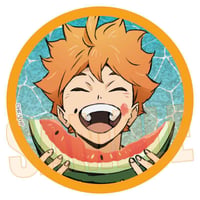 トレーディンググリッター缶バッジ アニメ「ハイキュー!!」/スイカ