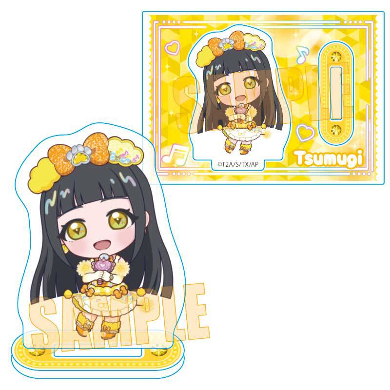 ひみつのアイプリ　鈴風つむぎ　グッズ　セット　画像他あり ミニスタンド ひみつのアイプリ/鈴風 つむぎ（アニマルバズリウム