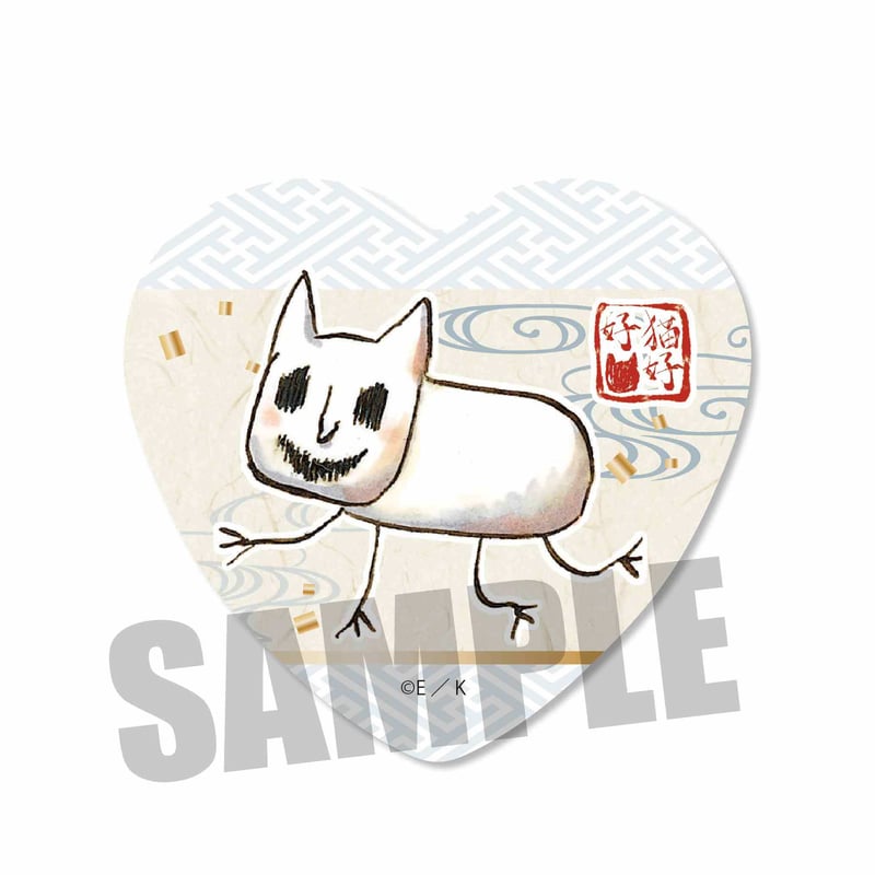 ハート缶バッジ 鬼灯の冷徹/猫好好 | ベルハウスショップ