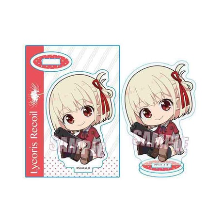 〈再販〉ぎゅぎゅっとミニスタンド リコリス・リコイル/錦木 千束(制服)