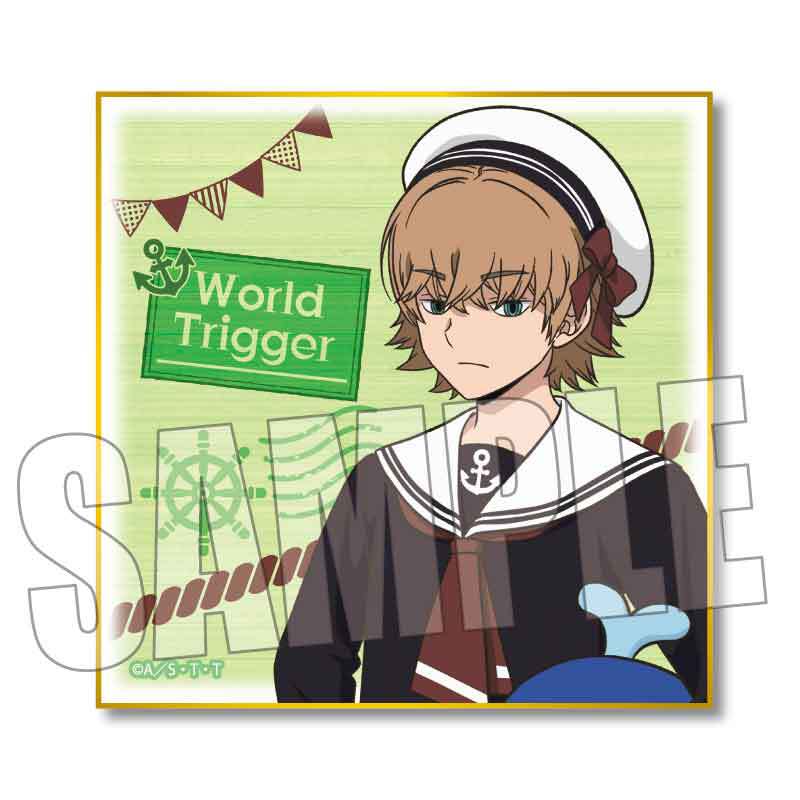 ワールドトリガー マリンセーラー 缶バッジ 絵馬 ユズル トレーディング缶バッジ マリンセーラーver.第3弾| ワールド