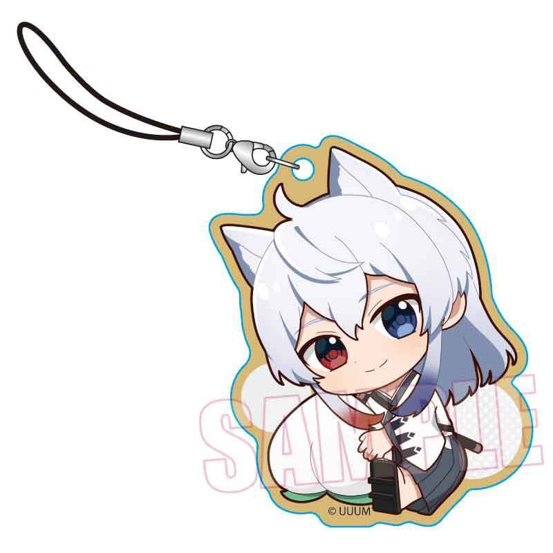 ぎゅぎゅっと木札ストラップ カラフルピーチ/どぬく | ベル