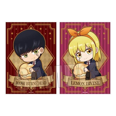 ぎゅぎゅっとらくピタポスター マッシュル-MASHLE-/マッシュ・バーンデッド(制服)&レモン・アーヴィン
